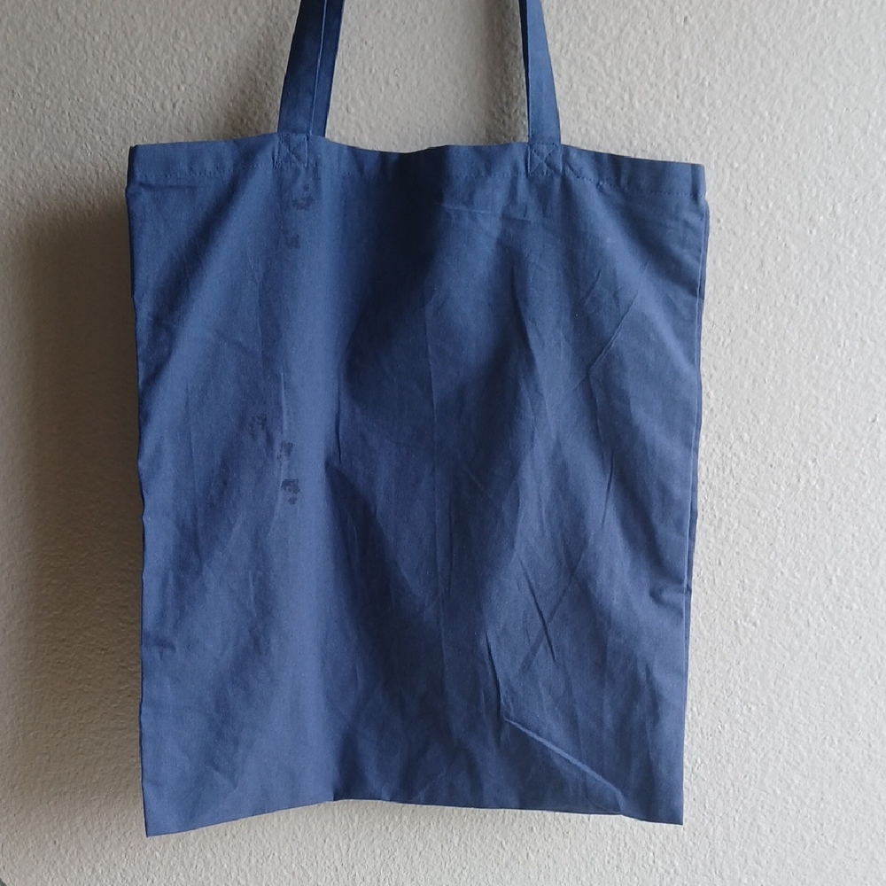 Blue Denim Tote with Playful Patches - Picture 9 of 11